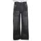 Cielo Black Embroidered 100% Cotton Distressed Denim Jeans